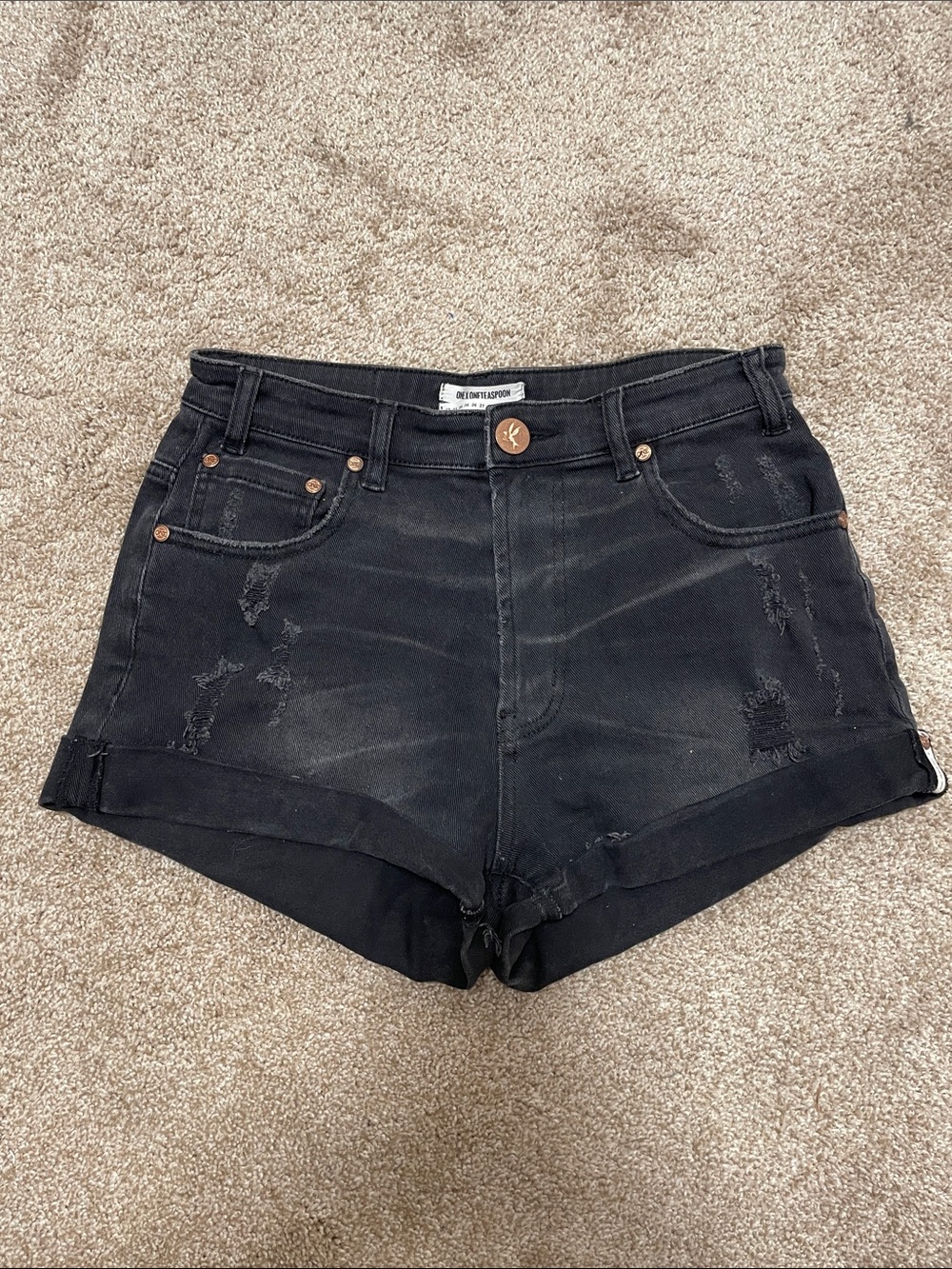 One Teaspoon Harlets High Waisted Shorts